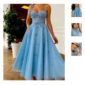 Teuta Matoshi starry sky dress custom size